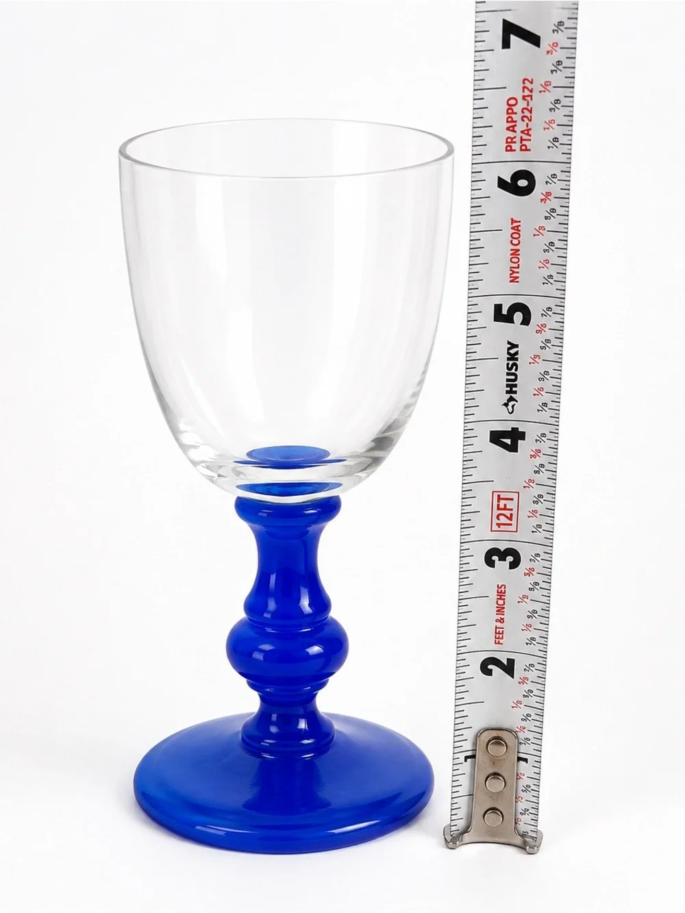 Villeroy & Boch Isabelle Blue Claret Wine Glasses Set of 6